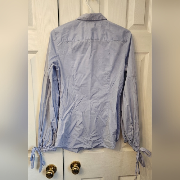 (6T) Banana Republic size medium tall puffed sleeve blouse - Picture 4 of 5